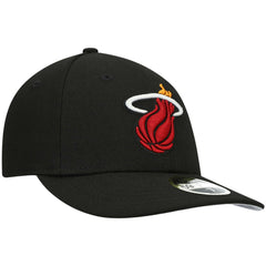 Black Miami Heat Team Low Profile 59FIFTY Fitted Hat | NBA