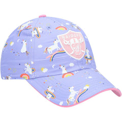 Las Vegas Raiders '47 Girls Preschool Unicorn Clean Up Adjustable Hat | NFL Discount