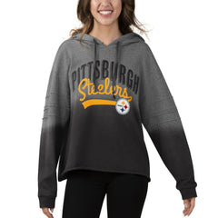 Pittsburgh Steelers Touch Women's Superstar Dip-Dye Pullover Hoodie | NFL New