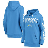 Los Angeles Chargers G-III 4Her by Carl Banks Women's Extra Point Pullover Hoodie | NFL Sale