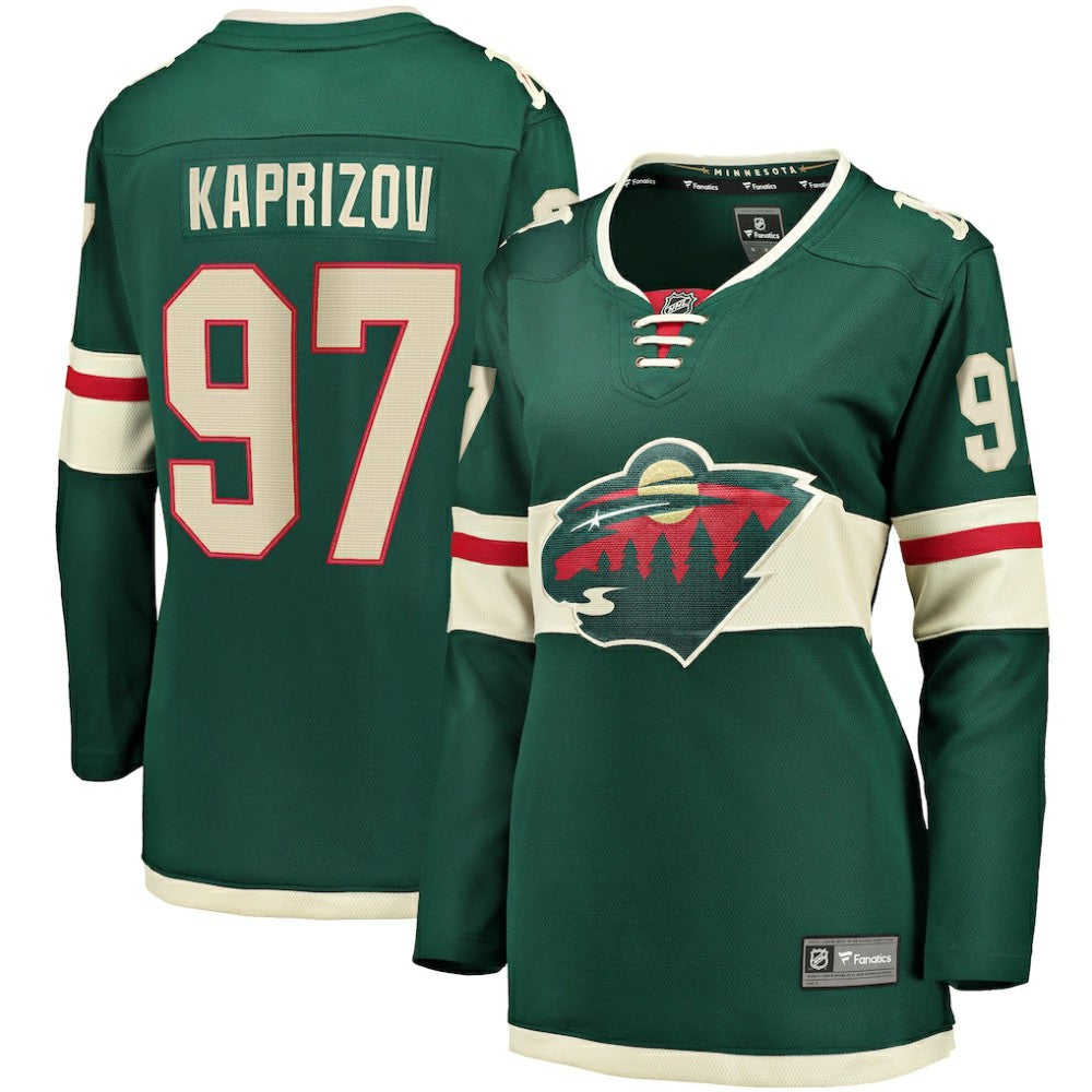 Kirill Kaprizov Minnesota Wild Fanatics Women's Home Breakaway Replica Jersey - NHL Jerseys