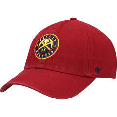 Red Denver Nuggets '47 Core Logo Clean Up Adjustable Hat sale | NBA