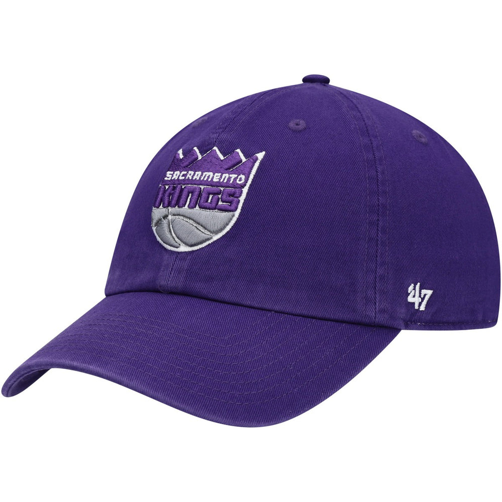Purple Sacramento Kings '47 Core Logo Clean Up Adjustable Hat | NBA