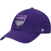 Purple Sacramento Kings '47 Core Logo Clean Up Adjustable Hat | NBA