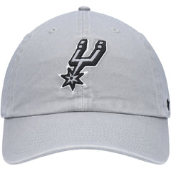 Gray San Antonio Spurs '47 Core Logo Clean Up Adjustable Hat | NBA
