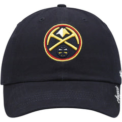 Navy Denver Nuggets '47 Women's Miata Clean Up Logo Adjustable Hat sale | NBA