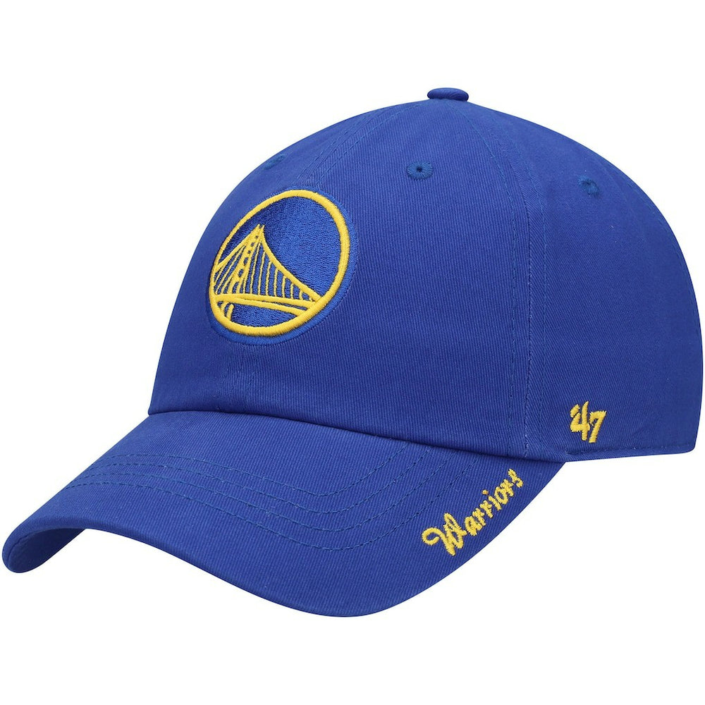 Royal Golden State Warriors '47 Women's Miata Clean Up Logo Adjustable Hat sale | NBA