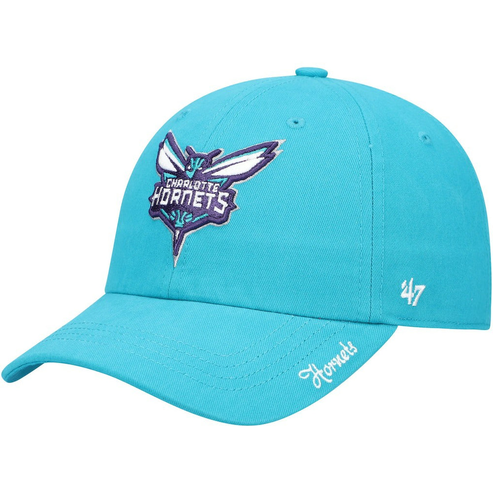 Teal Charlotte Hornets '47 Women's Miata Clean Up Logo Adjustable Hat | NBA