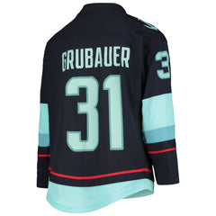 Philipp Grubauer Seattle Kraken Youth Home Replica Player Jersey - NHL Jerseys
