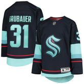 Philipp Grubauer Seattle Kraken Youth Home Premier Player Jersey - NHL Jerseys