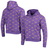 Purple Los Angeles Lakers The Wild Collective Unisex Allover Logo Pullover Hoodie | NBA