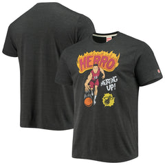 Charcoal Tyler Herro Miami Heat Homage Comic Book Player Tri-Blend T-Shirt | NBA