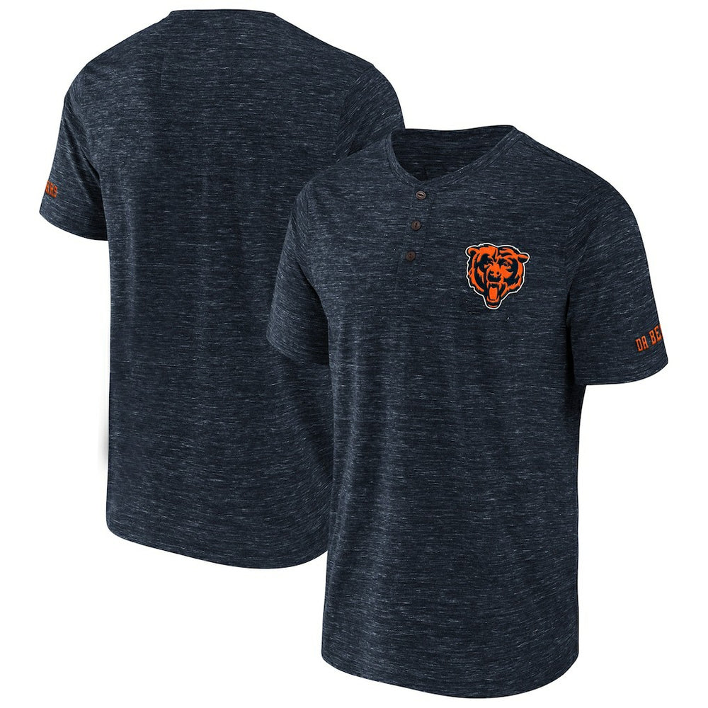 Chicago Bears NFL x Darius Rucker Collection Slub Henley T-Shirt | NFL US