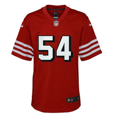 San Francisco 49ers Fred Warner Youth Game Jersey | NFL Outlet