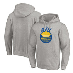 Heathered Gray Golden State Warriors The Bay Logo Pullover Hoodie sale | NBA