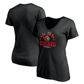 Ottawa Senators Women's Hail to the North V-Neck T-Shirt - NHL T-shirts