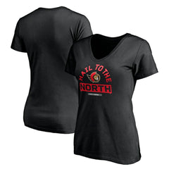 Ottawa Senators Women's Hail to the North V-Neck T-Shirt - NHL T-shirts