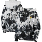 Minnesota Vikings DKNY Sport Women's Dakota Oversized Tie-Dye Half-Zip Hoodie | NFL Discount