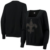 New Orleans Saints Cuce Women's Winners Square Neck Pullover Sweatshirt | NFL Near me
