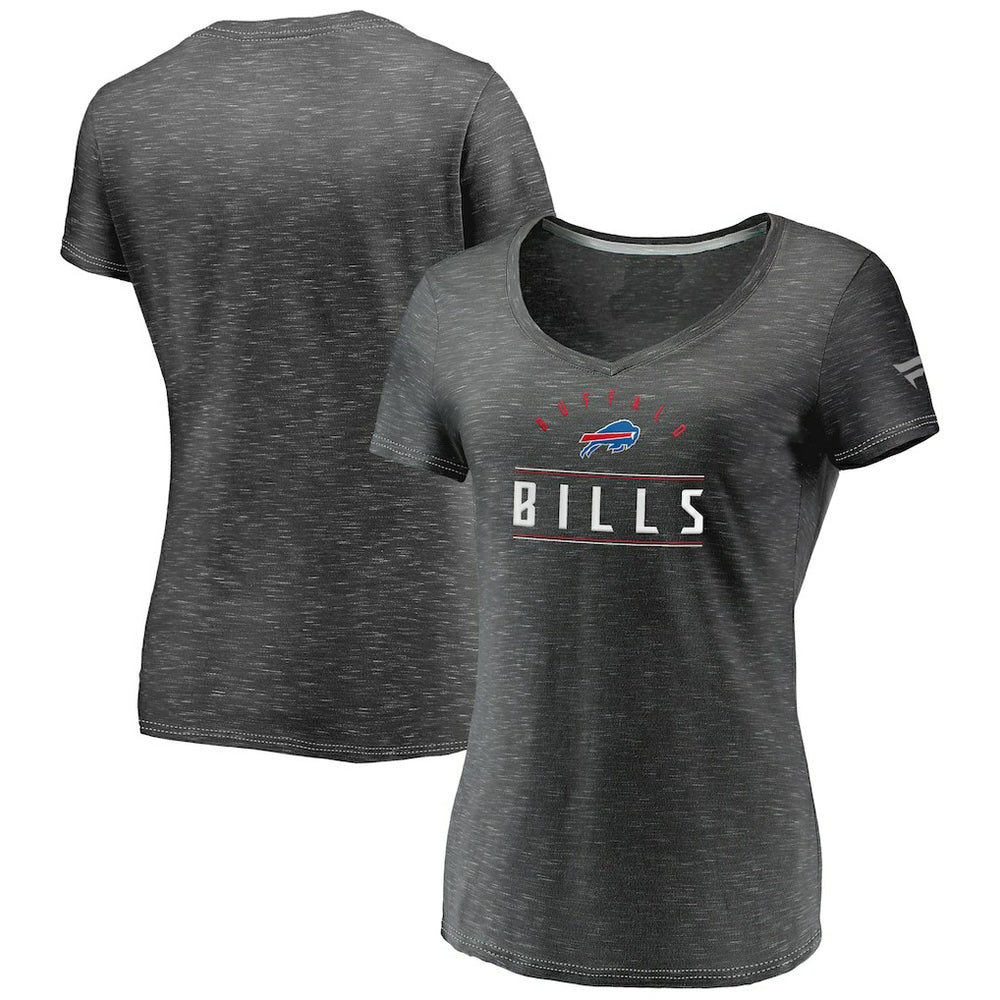 Buffalo Bills Women's League Leader Space Dye V-Neck T-Shirt | NFL On sale