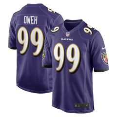 Baltimore Ravens Odafe Oweh Game Jersey | NFL Hot