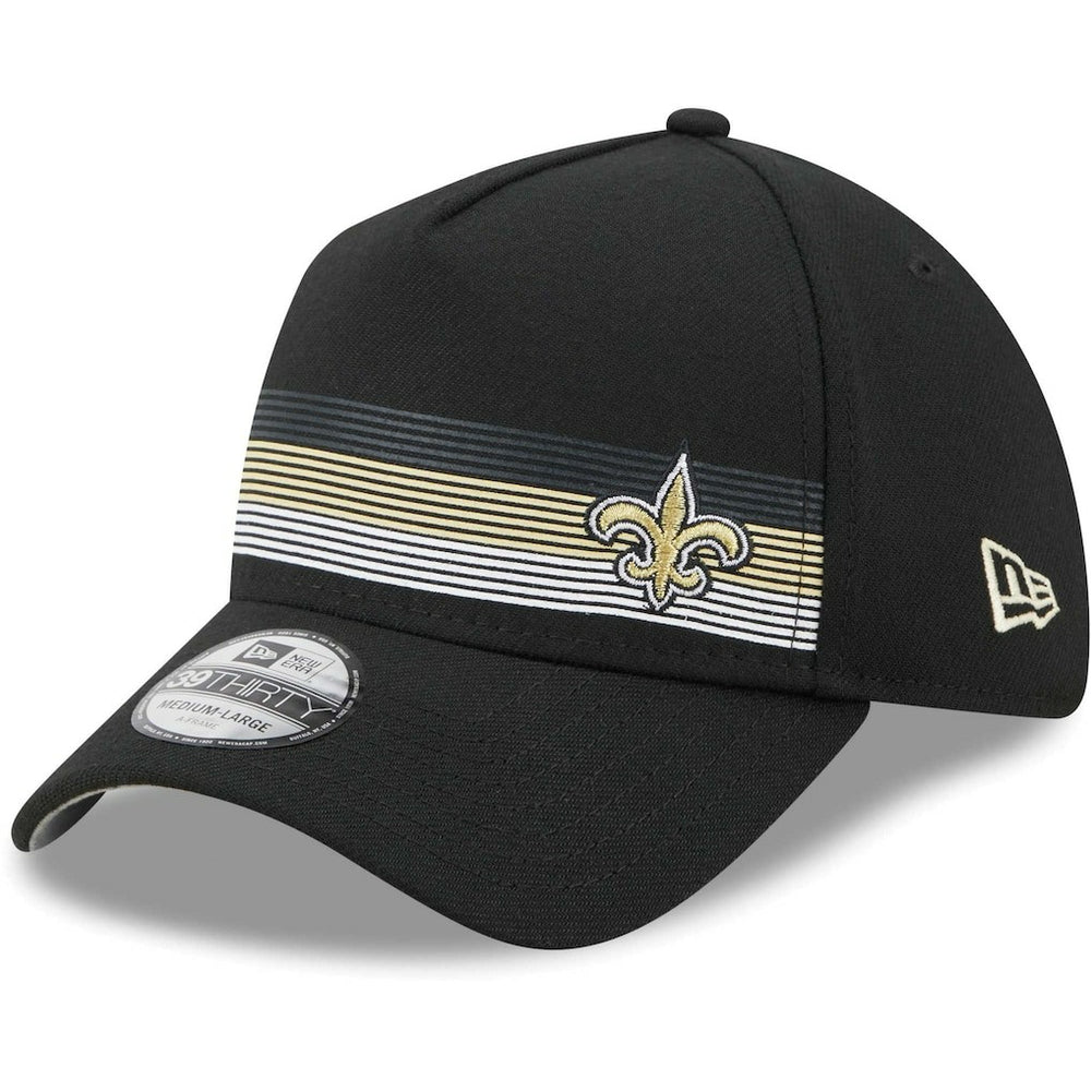 New Orleans Saints Flawless Stripe 39THIRTY Flex Hat | NFL Discount