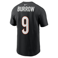 Cincinnati Bengals Joe Burrow Player Name & Number T-Shirt | NFL Outlet