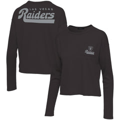Las Vegas Raiders Junk Food Women's Pocket Thermal Long Sleeve T-Shirt | NFL New