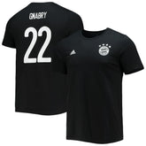 Serge Gnabry Bayern Munich Amplifier Name & Number T-Shirt