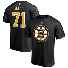 Taylor Hall Boston Bruins Fanatics Authentic Stack Name & Number T-Shirt - NHL T-shirts
