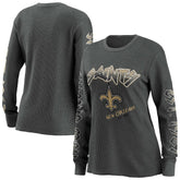 New Orleans Saints WEAR by Erin Andrews Women's Long Sleeve Thermal T-Shirt | NFL US