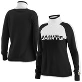New Orleans Saints WEAR by Erin Andrews Women's Ski Raglan Pullover Sweater | NFL Sale