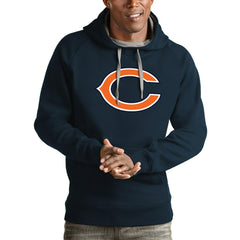 Chicago Bears Antigua Logo Victory Pullover Hoodie | NFL Hot