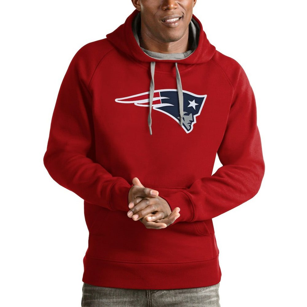 New England Patriots Antigua Victory Pullover Hoodie | NFL Discount