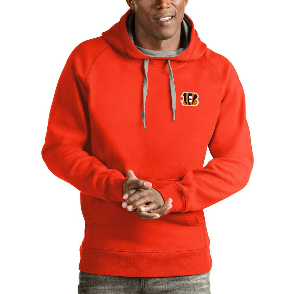 Cincinnati Bengals Antigua Logo Victory Pullover Hoodie | NFL Hot