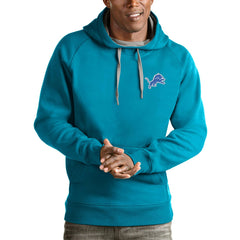 Detroit Lions Antigua Logo Victory Pullover Hoodie | NFL Outlet