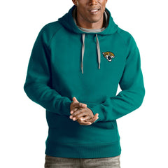 Jacksonville Jaguars Antigua Logo Victory Pullover Hoodie | NFL New