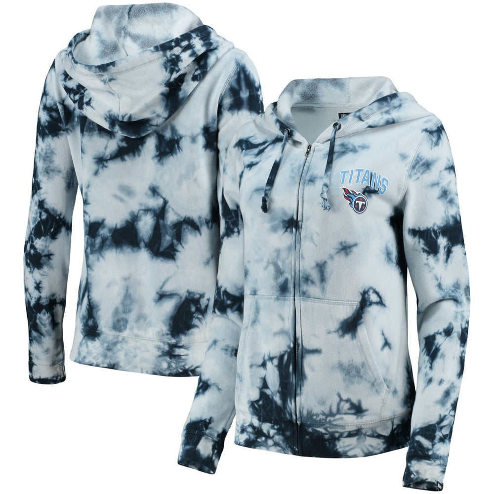 Tennessee Titans Women's Tie-Dye Fleece Full-Zip Hoodie | NFL Sale