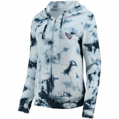 Tennessee Titans Women's Tie-Dye Fleece Full-Zip Hoodie | NFL Sale
