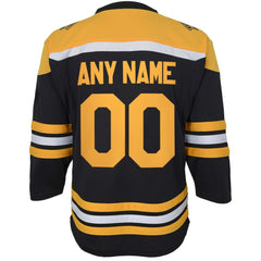 Boston Bruins Youth Home Replica Custom Jersey - NHL Jerseys