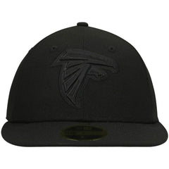 Atlanta Falcons Black on Black Low Profile 59FIFTY II Fitted Hat | NFL New