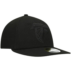 Atlanta Falcons Black on Black Low Profile 59FIFTY II Fitted Hat | NFL New