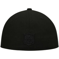 Atlanta Falcons Black on Black Low Profile 59FIFTY II Fitted Hat | NFL New