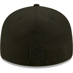 Houston Texans Black on Black Low Profile 59FIFTY II Fitted Hat | NFL Sale