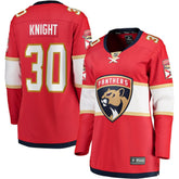 Spencer Knight Florida Panthers Fanatics Women's Home Breakaway Jersey - NHL Jerseys
