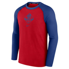 Chicago Cubs Nike Game Authentic Collection Performance Raglan Long Sleeve T-Shirt - MLB T-shirts