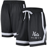 Black Brooklyn Nets Women's Crossover Performance Shorts | NBA