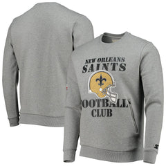 New Orleans Saints Starter Locker Room Throwback End Zone Pullover Sweatshirt | NFL On sale