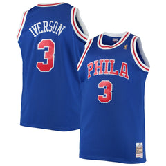 Royal Allen Iverson Philadelphia 76ers 1996/97 Big & Tall Hardwood Classics Swingman Jersey | NBA