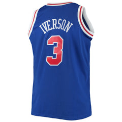 Royal Allen Iverson Philadelphia 76ers 1996/97 Big & Tall Hardwood Classics Swingman Jersey | NBA